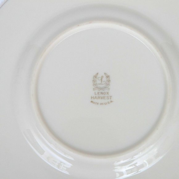 Vintage Harvest by Lenox Golden Wheat Pattern Bread and Butter Plate 6 1/4" USA - Picture 4 of 5
